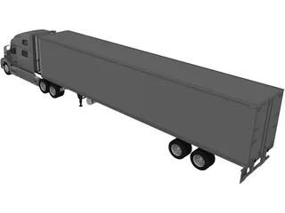 Volvo Truck (2002) 3D Model preview