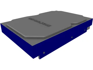 Hard Disk 3D Model preview