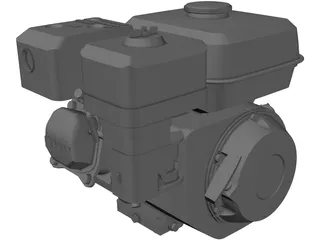 Honda GX160 Engine 3D Model preview