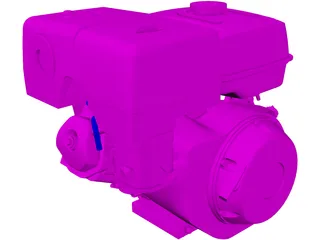 Honda GX390 Engine 3D Model preview