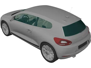Volkswagen Scirocco 3D Model preview