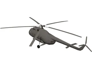 Mil Mi-8 Hip 3D Model preview