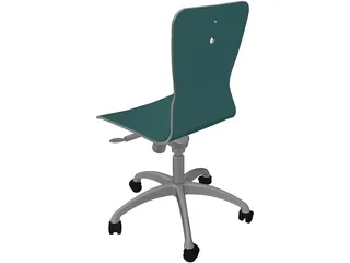 Office Chair 3D Model preview
