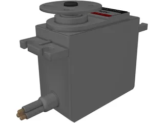 Hitec HS-475HB Servo Motor 3D Model preview