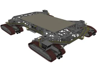 NASA Crawler Transporter 3D Model preview