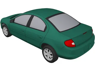 Dodge Neon 3D Model preview