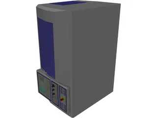 Torno CNC 3D Model preview
