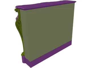 Fireplace 3D Model preview