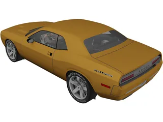Dodge Challenger RT 3D Model preview