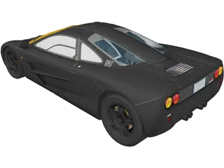 McLaren F1 3D Model preview