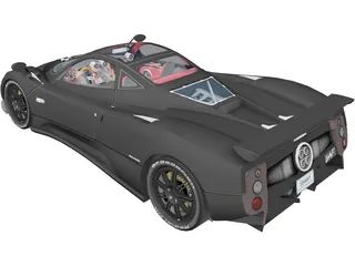 Pagani Zonda 3D Model preview