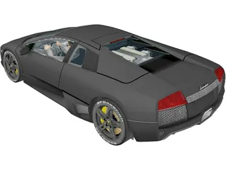 Lamborghini Murcielago LP640 3D Model preview