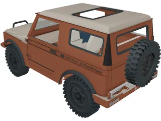 Suzuki Sierra 3D Model preview