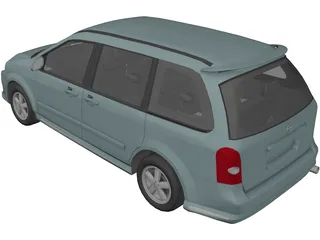 Mazda MPV (2000) 3D Model preview