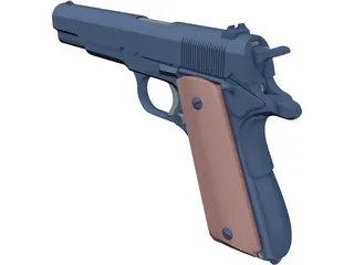 M1911A1 3D Model preview