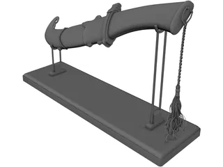 Chinese Sword 3D Model preview