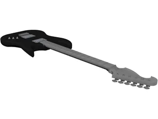 Fender Stratocaster 3D Model preview