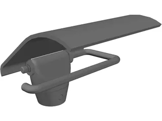 Toilet Paper Holder 3D Model preview