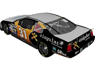 Nascar Stock Car 3D Model preview