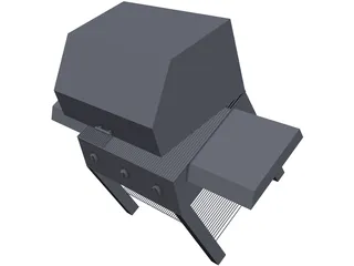 BBQ Grill 3D Model preview