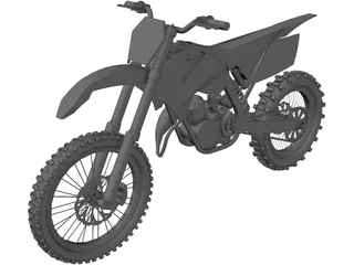 KTM Bike 3D Model preview