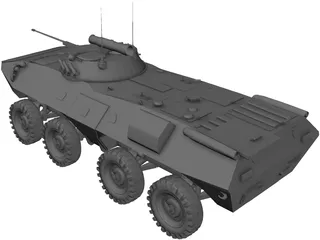 BTR-90 3D Model preview