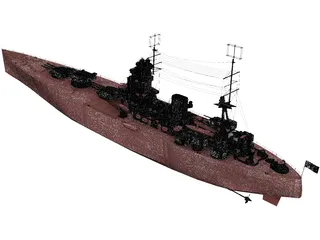 HMS Nelson 3D Model preview