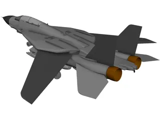 F-14 Tomcat 3D Model preview