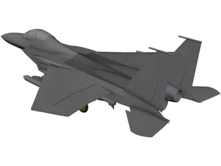 F-15A 3D Model preview