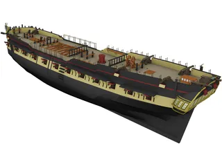 HMS Surprise 3D Model preview