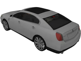 Lincoln MKS (2009) 3D Model preview