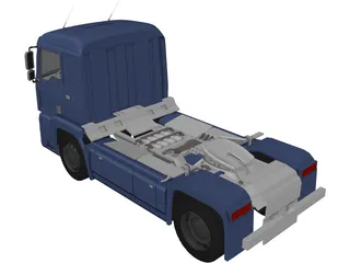 MAN TGA 3D Model preview