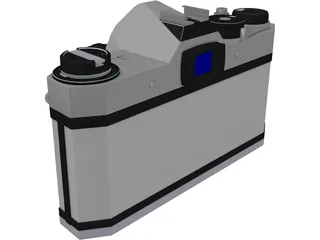 Pentax Spotmatic Camera 3D Model preview
