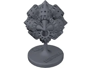 Mendell Brain Gear 3D Model preview
