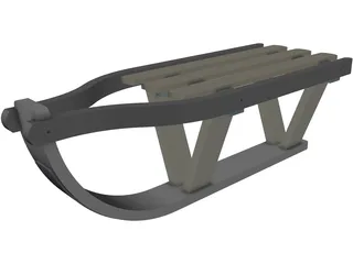 Sport Sledge 3D Model preview