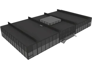 Crown Hall 3D Model preview