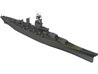 USS Montana 3D Model preview