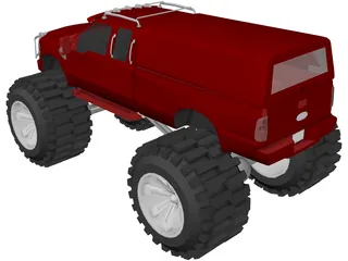 Ford Super Duty 3D Model preview
