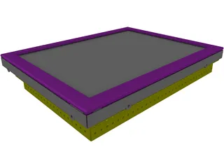 Monitor 3D Model preview