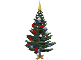 Christmas Tree 3D Model preview