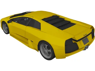 Lamborghini Murcielago 3D Model preview