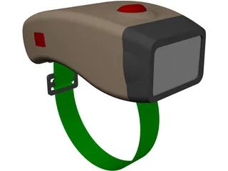 Flashlight 3D Model preview