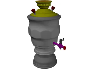 Pot Kettle 3D Model preview