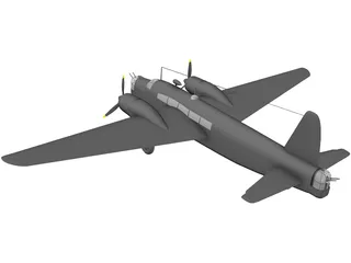 Vickers Wellington MK.III 3D Model preview