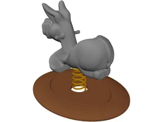 Children Playground Toy 3D Model preview