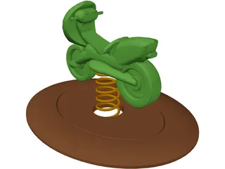 Children Playground Toy 3D Model preview