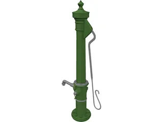 Water Pump 3D Model preview