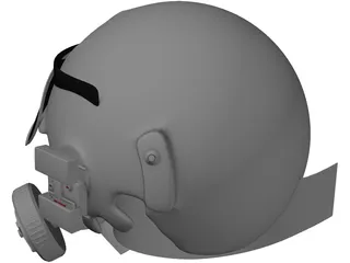 Helmet 3D Model preview