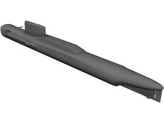 Sarov Class Submarine 3D Model preview