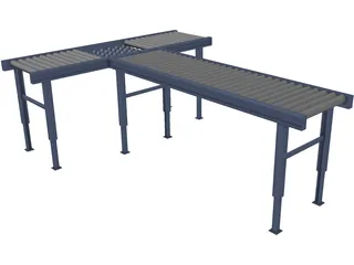 Conveyor Belt 3D Model preview
